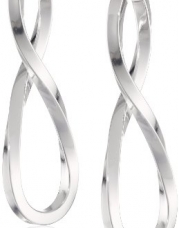 Sterling Silver Infinity Twist Earrings