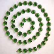 CrystalPlace Emerald Crystal Garland Wedding Strand with Chrome Clips