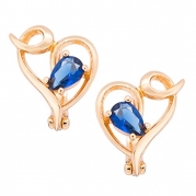 Romantic Time Womens Charm Fashion Heart Elegant Clip-on-earrings