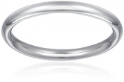 Platinum 2mm Comfort Fit Wedding Band, Size 6