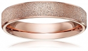 LOVE Beauties Brand New 4mm Women's Titanium Rose Gold Wedding Band Ring (5)